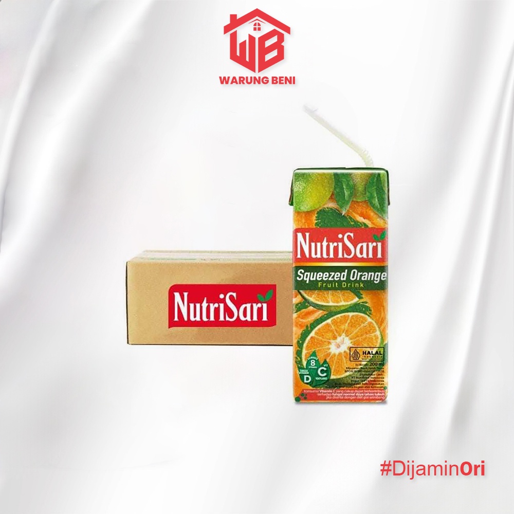 

NutriSari Jeruk Madu - Minuman Segar Bervitamin 200 ml