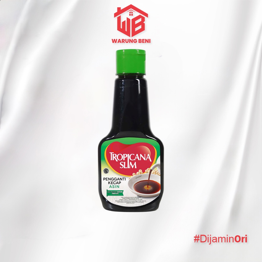 

Tropicana Slim Kecap Asin Bebas Gula Rendah Garam 200 ml