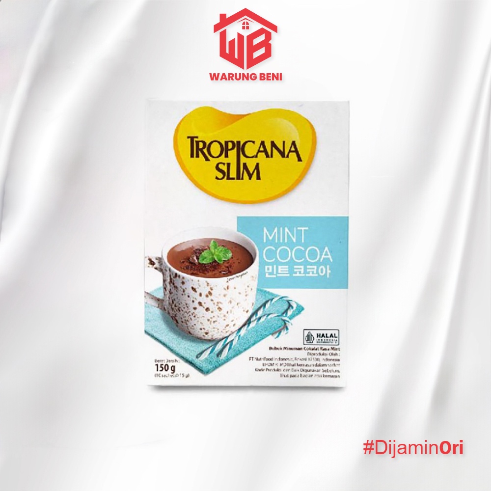 

Tropicana Slim Kopi Bebas Gula Mint Cocoa (10 Sachet)