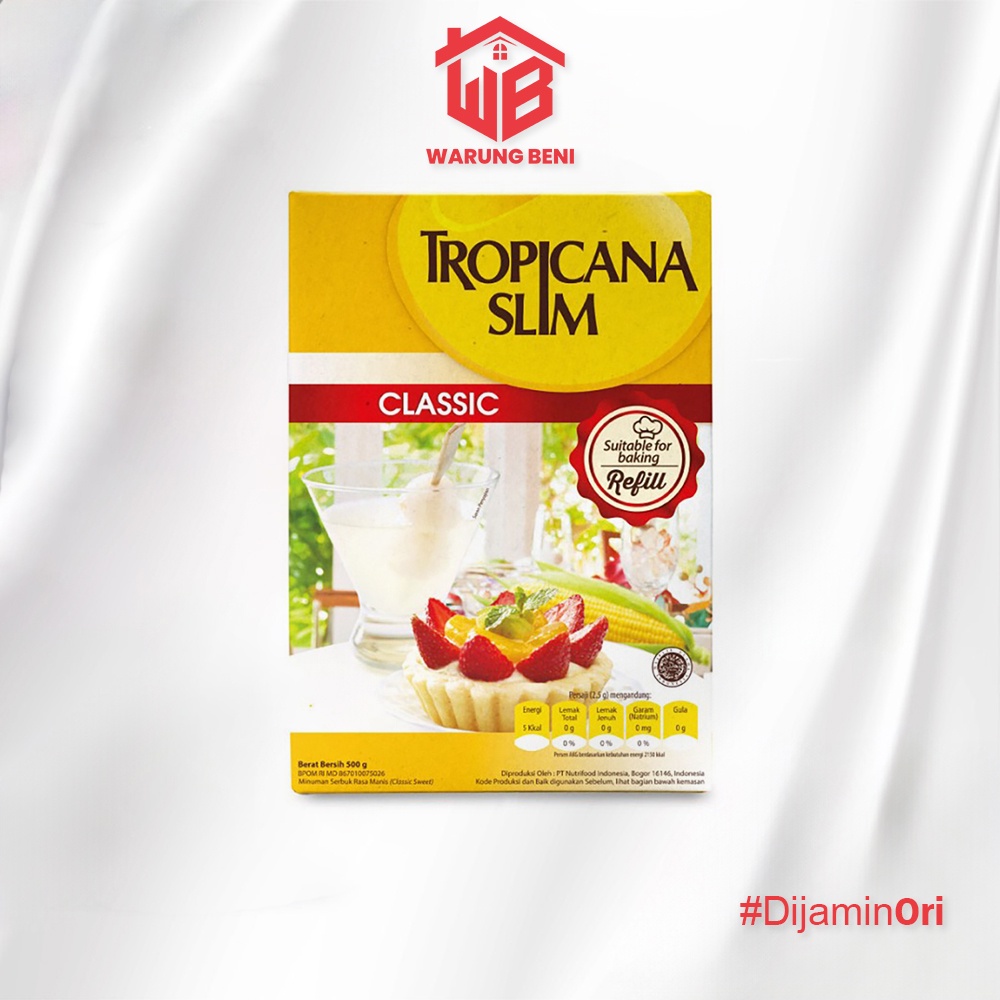 

Tropicana Slim Pengganti Gula Classic 500 gr