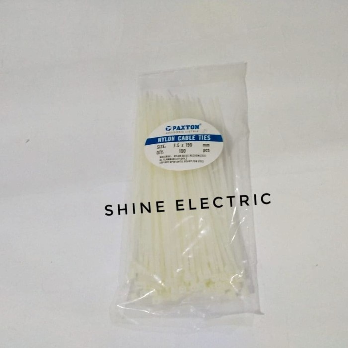 

Kabel Tis Nylon Cable Ties 15cm 100 pc nilon panjang 15 cm