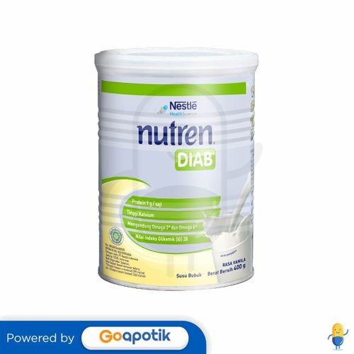

Nutren Diab Susu Penyandang Diabetes 400 Gram Kaleng