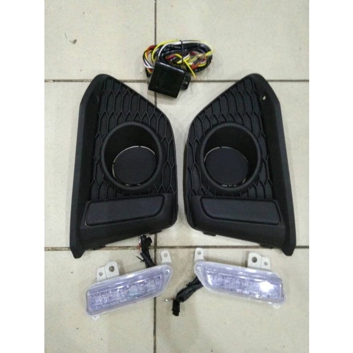 Terbaru DRL cover fog lamp dan lampu sign honda jazz gk5 Gudang Modifikasi Hemat