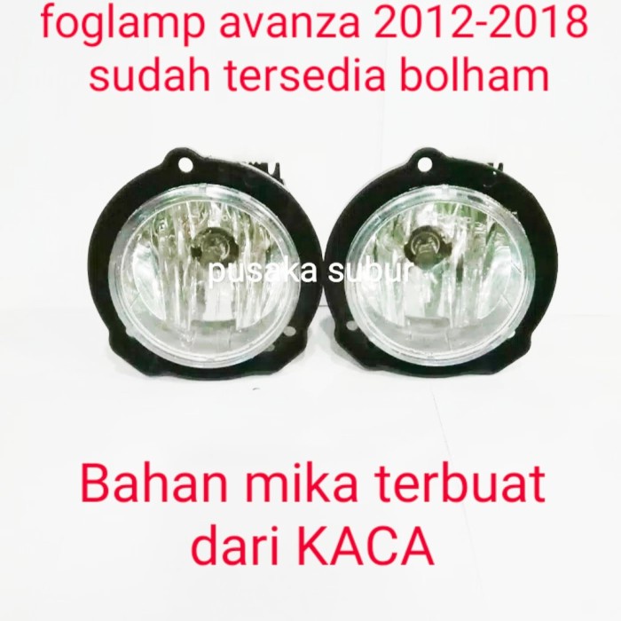 foglamp avanza 2012 veloz star