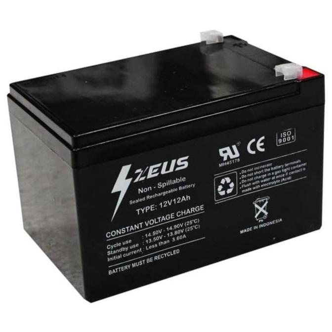 Aki Scooter Listrik Roda 3 Mr Jackie-Antelope 12v12ah Vrla Zeus