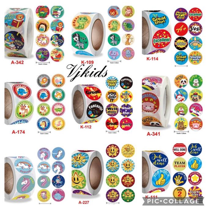 

Stiker Reward Anak Motivasi Anak Utk Guru, Orangtua, Pemberi Semangat