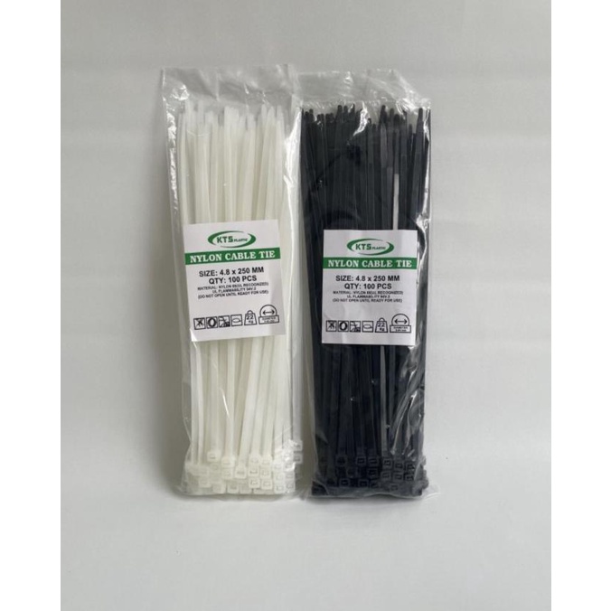 

Kabel Ties Cable Tie 4.8X 250Mm (25Cm) Cv 250 Kualitas Baik