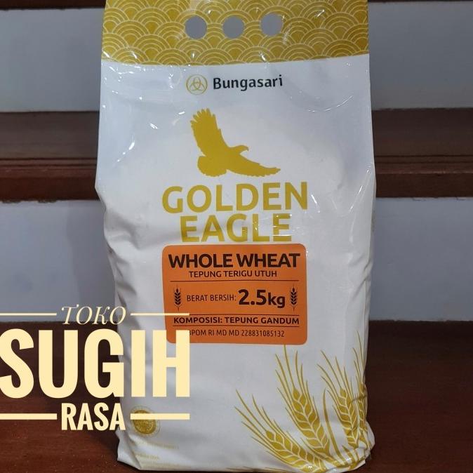 

Promo Murah- Golden Eagle Tepung Gandum Halus (Whole Wheat) - 2.5 Kg Baru!!!