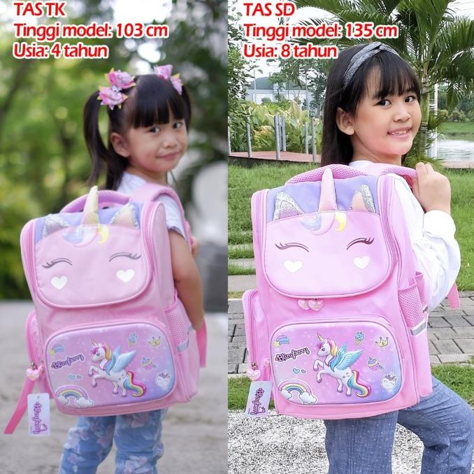 Tas Sekolah Unicorn Ransel Sekolah Anak SD TK Import Tas Unicorn anak