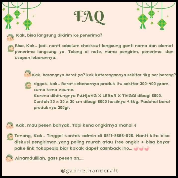 

HOT DEAL ZAYN PACKAGE - HAMPERS LEBARAN / IDUL FITRI / RAMADHAN !!!!