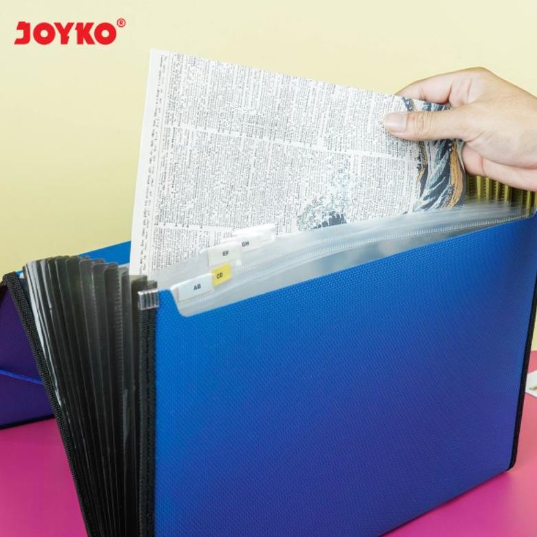 

Model baru - JOYKO EXPANDING FILE FOLIO F4 13 POCKETS / MAP HARMONIKA SERBAGUNA ORGANISER DOKUMEN EF-2538
