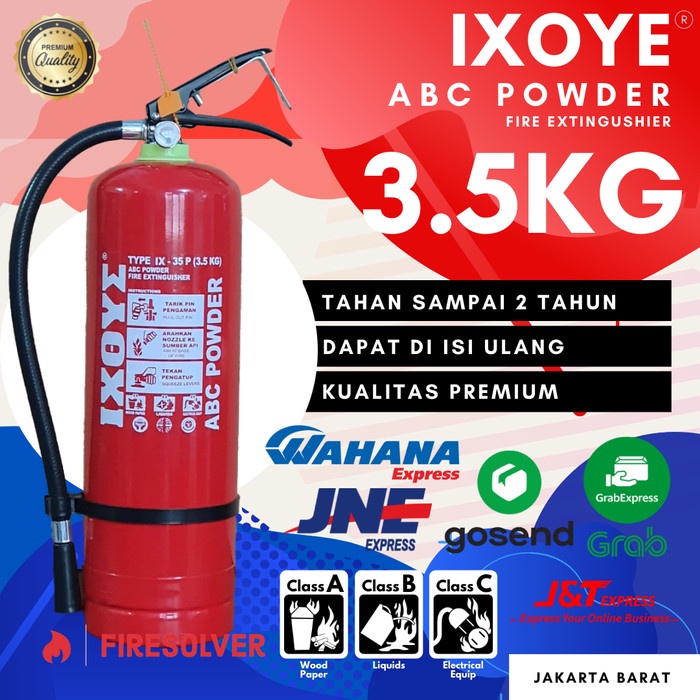 Alat Pemadam Kebakaran 3.5KG/APAR 3.5KG/Tabung Pemadam Api/IXOYE