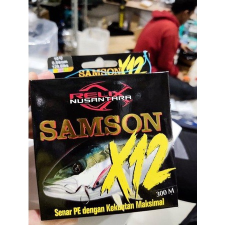 senar braid pe relix nusantara samson x 12 pe 8 0.49