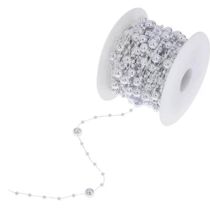 1 ROLL Aksesoris Pita Christmas - Rantai Beads Natal PS105