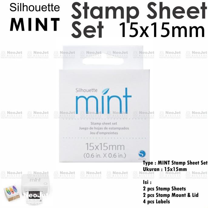 

Stamp Sheet Silhouette Mint 15 X 15 Mm Stempel Diy Art And Craft Kode 304