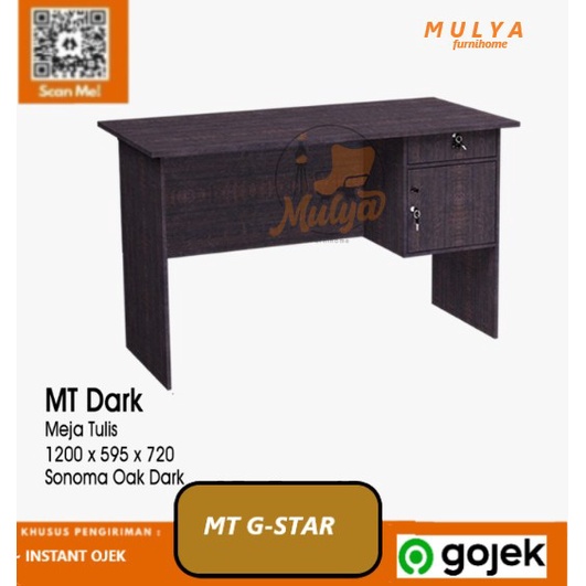 Meja Tulis/Meja Kerja 1/2 Biro Gstar