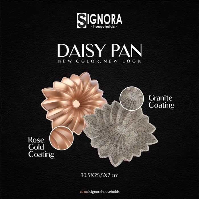 

✅Termurah Loyang Signora Daisy Pan Gold Rose Limited