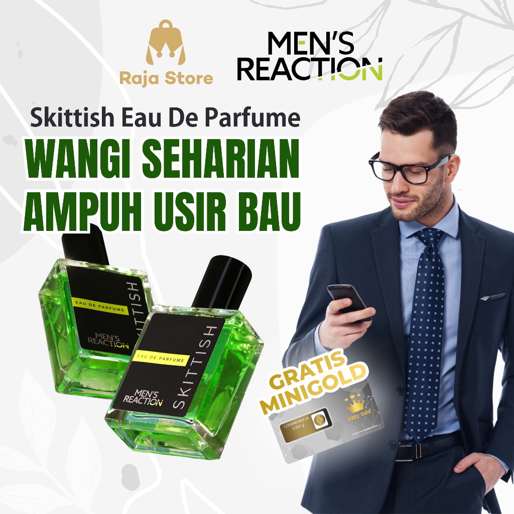[PREMIUM] BEST PRODUCT Parfum Mens Reaction Pria SkittishParfume Pemikat Hati Wanita Parfum Original
