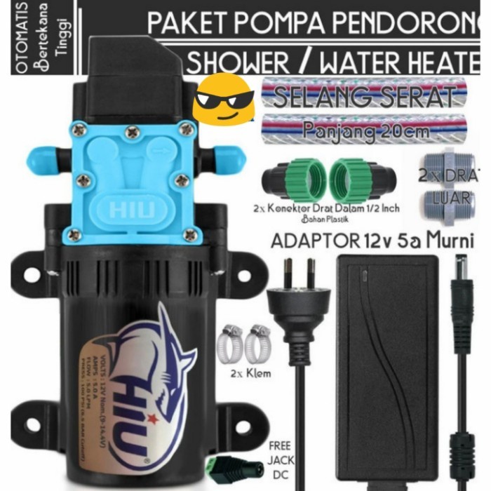 ✅Original Pompa Shower - Pompa Pendorong Air - Pompa Tekanan Pendorong Shower Bisa Sameday