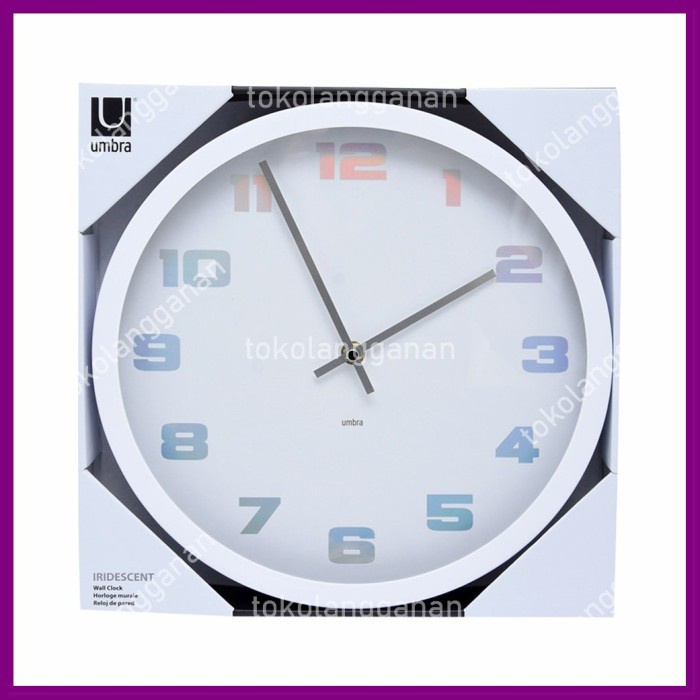 ✅Ready Umbra 30 Cm Jam Dinding - Putih Terbatas
