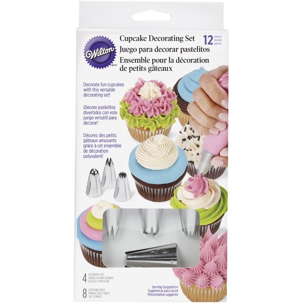 

✅Termurah Wilton Cupcake Decorating Set 12Pcs / Spuit Buttercream Set Limited