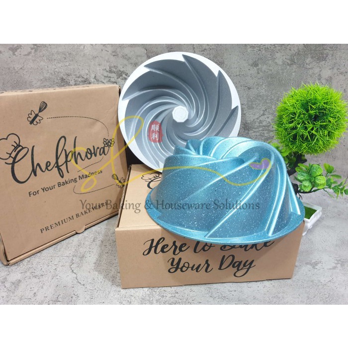

✅Termurah Chefphora Loyang Kue Bolu Tulban Marissa Heritage Bundt Pan Hijau Terbaru