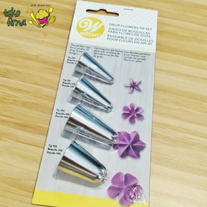 

✅Termurah Spuit Wilton Set Drop Flowers 4 Pcs Spluit Wilton Diskon