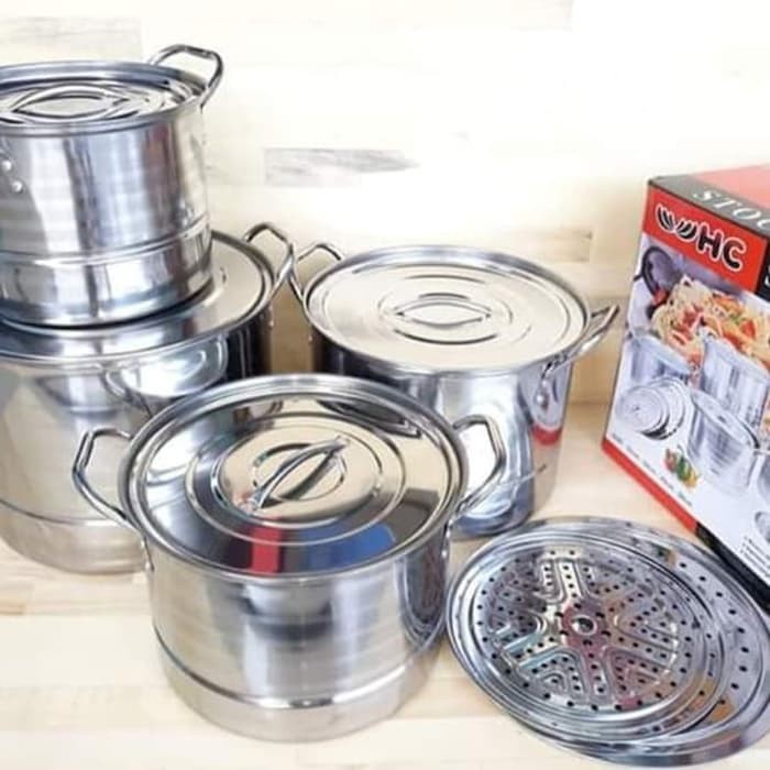 ✨Baru Panci Tinggi / Stock Pot Hc 4 In 1 Terbaru