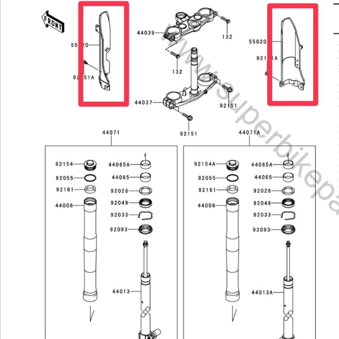 ✨New Cover Shock Sok Usd Depan Dtracker Dtraker D Tracker 150 Lama Ori Limited