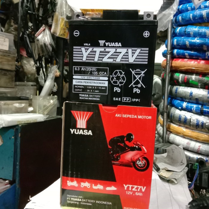 ✨New Aki Kering Yamaha Nmax Yuasa 12 Volt 6 Amper Bisa Gojek