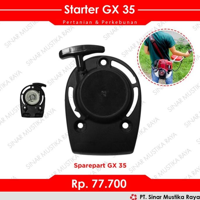 Gx35 Single Starter Spare Part Mesin Gx35 - Mesin Bajak Potong Rumput