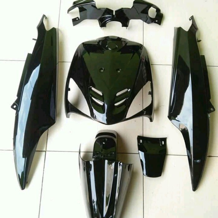 ✨New Ori Murah Cover Body Halus Mio Sporty Hitam Terbatas