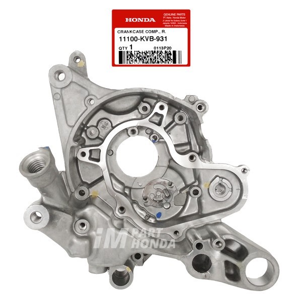 ✨New Ori 11100-Kvb-931 Crankcase Blok Mesin Kanan Tap Oli Vario 110 Cw Karbu Terbaru