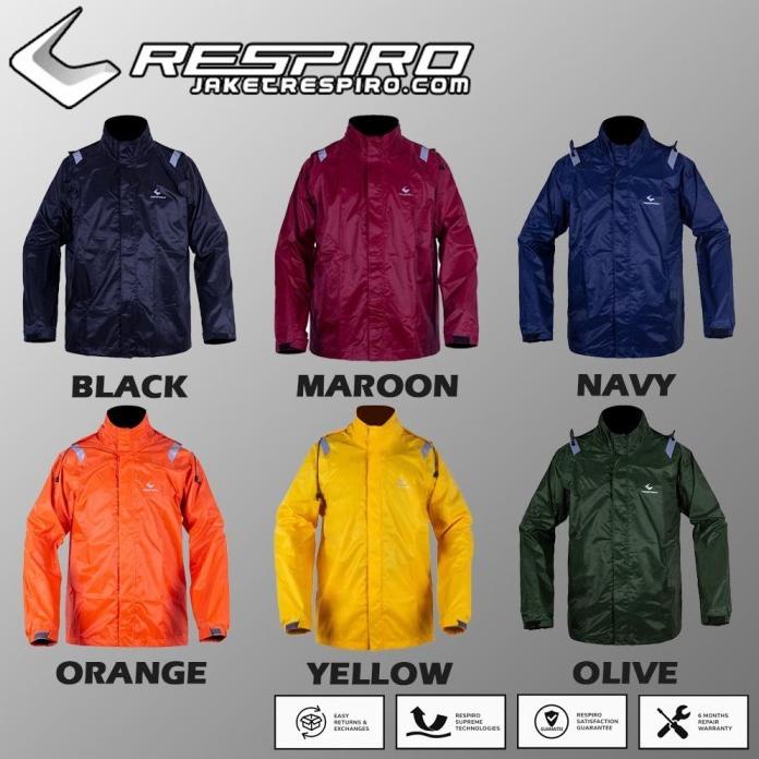 Mantel Jas Hujan Respiro The Challenger R2 Original Asli Eiger Axio