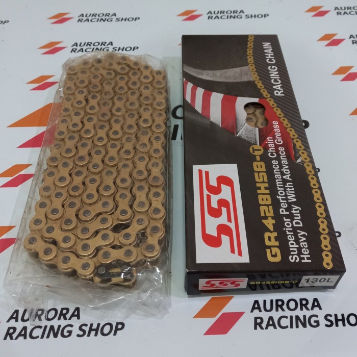 ✨Ori Rantai Sss Hsbt 428 - 130L - Cb150R Old - Cbr 150 R - Nmp - Vixion New Terbaru