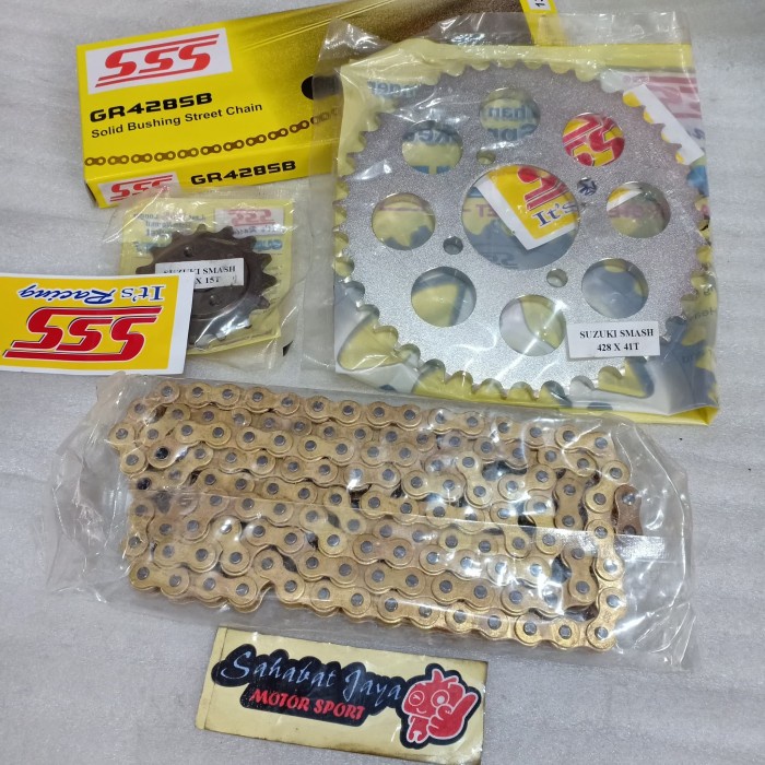 ✨Ori Gear Set Sss 428 Satria Fu Lama 2009-2012 Limited