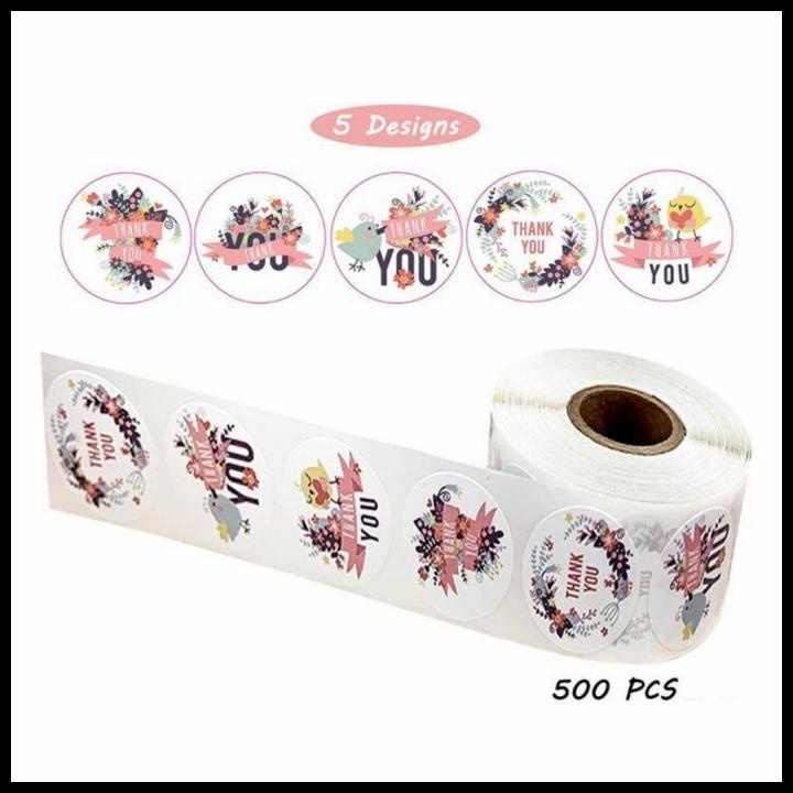 

HOT DEAL 500PCS STICKER TERIMA KASIH/THANKS YOU/LABEL KARTU UCAPAN PACKING O !!