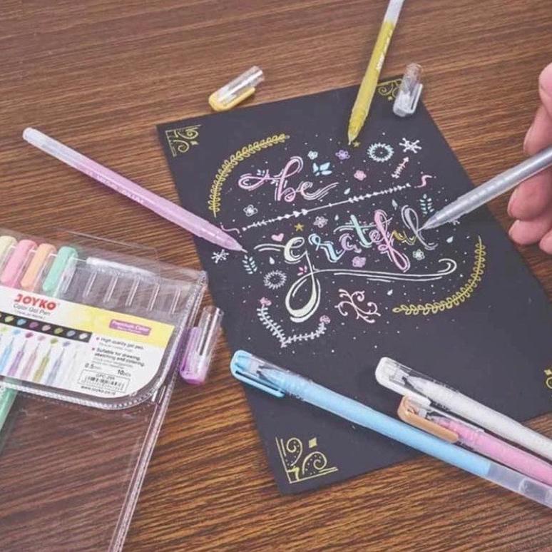 

TERMURAH Pulpen Gel Joyko Color Pastel Gel Pen GPC-299 Premium Color Set 10 ORIGINAL PROMO