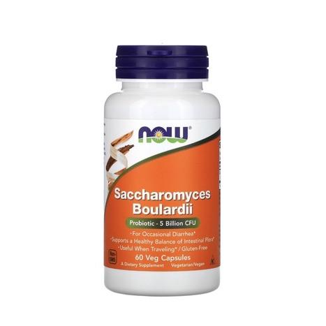 NOW FOODS SACCHAROMYCES BOULARDII 60 VEG CAPSULES