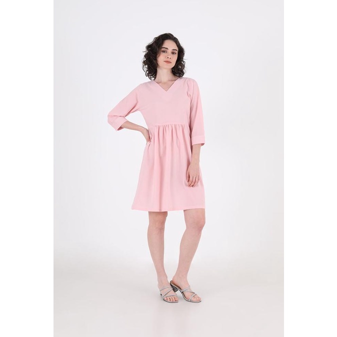 Terlaris Sorabel - Kirrina Plain Mini Dress Berkualitas