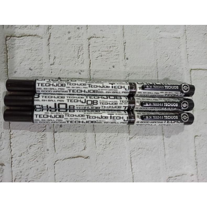 

TERLARIS (12Pc) Bulpen Techjob TG-313A/ Gel Ink pen 0.5mm PROMO TERMURAH