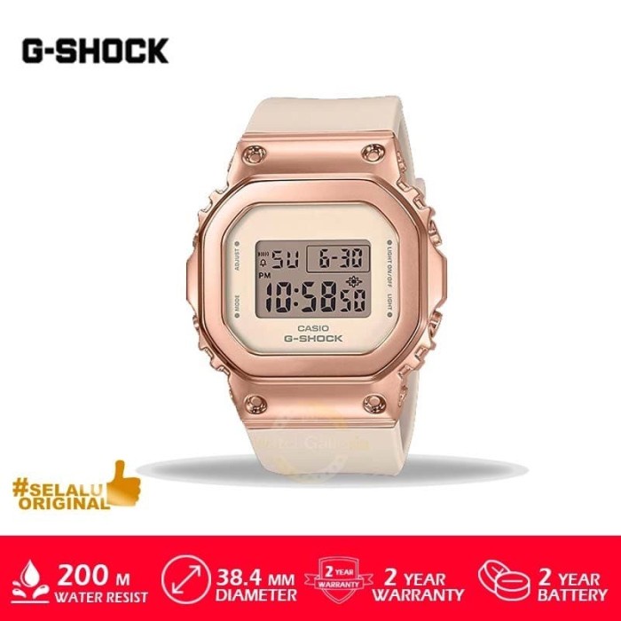 ✅New Ori Casio G-Shock Gm-S5600Pg-4/Gm-S5600Pg-4/Gm-S5600Pg Original Murah Limited