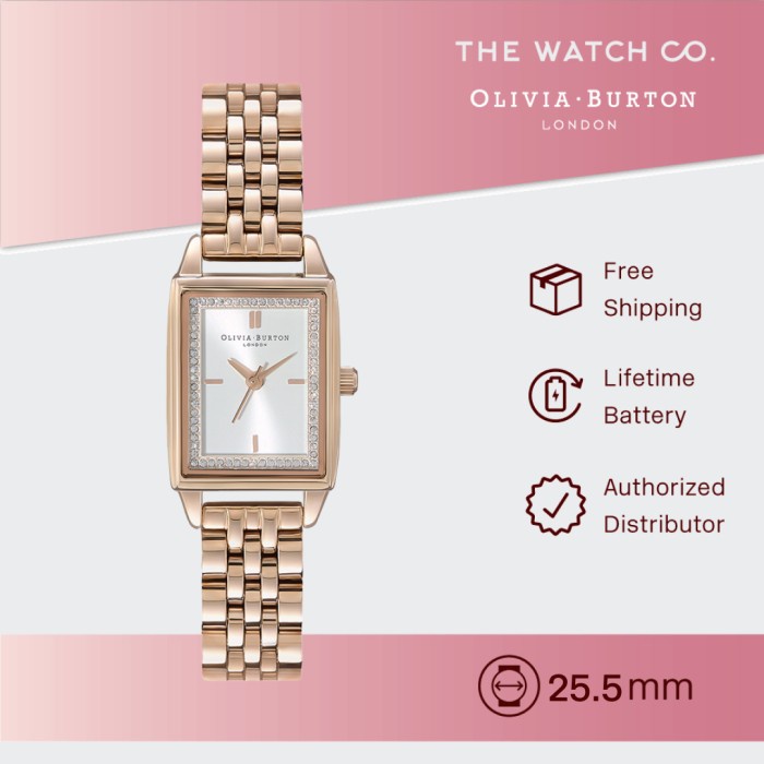 Jam Tangan Olivia Burton Carnation Gold Hands and Bracelet