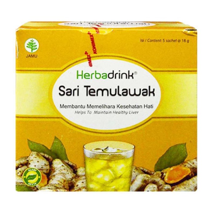 

HERBAL DRINK TEMULAWAK 5'S /BOX