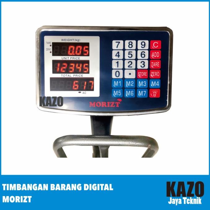 Timbangan Barang Digital 150kg / Timbangan Duduk / Lantai - Morizt