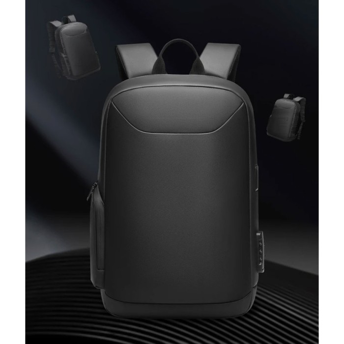 ✨Original Tas Ransel Tas Laptop Anti Theft Usb Charging Hitam Bg-7216 Bange Bisa Gojek