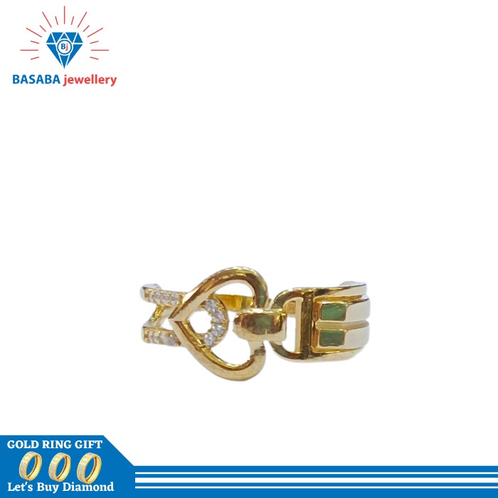 ✨Termurah Cincin Emas Asli 375 Emas Muda Model Dior Terbaru Berkualitas