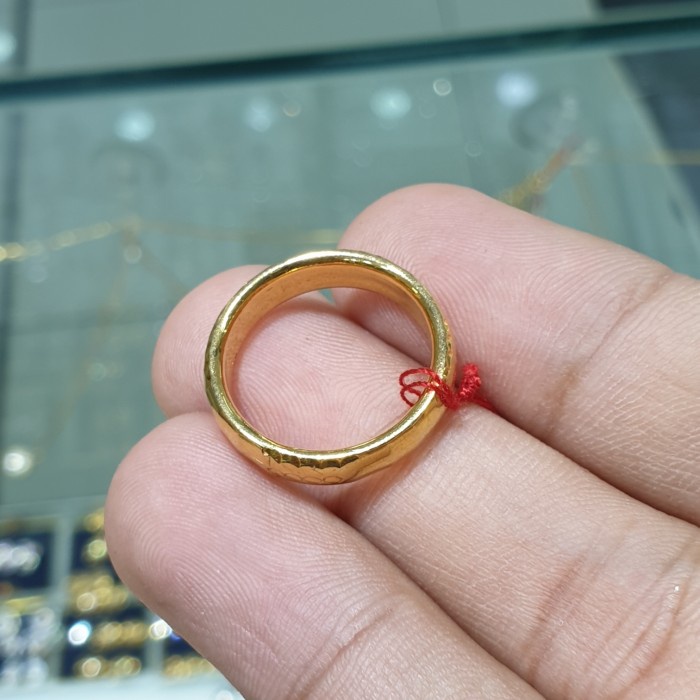 ✨Termurah Cincin Emas Tua Kadar 700/22K Model Bangkok Berkualitas