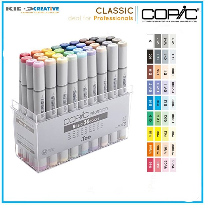 

✨Sale Copic Sketch 36 Basic Color Set Bisa Sameday