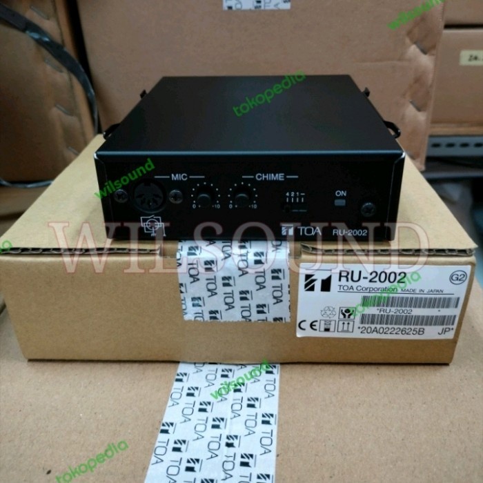 ✨Sale Amplifier Control Unit Toa Ru2002 Ru 2002 Original Diskon